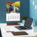 Kalendarz ścienny 16 stron wieloplanszowy A3 Press (KOTY) Press