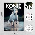 Kalendarz ścienny A4 KONIE A4 Press (5904830713398) Press