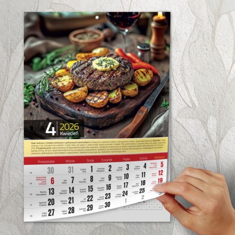 Kalendarz ścienny A4 KUCHNIA POLSKA A4 Press (5904830713428) Press