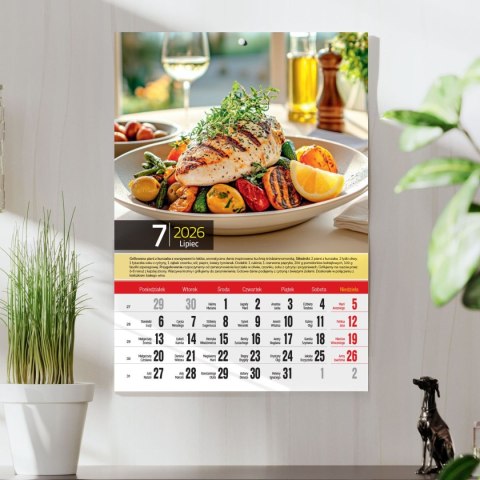 Kalendarz ścienny A4 KUCHNIA POLSKA A4 Press (5904830713428) Press