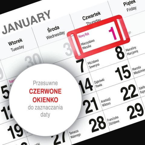 Kalendarz ścienny GÓRY A5 250mm x 450mm Press Press