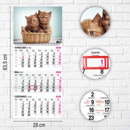 Kalendarz ścienny KOT 310mm x 790mm Press Press