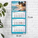 Kalendarz ścienny PALMY 310mm x 790mm Press Press