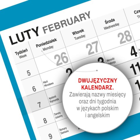 Kalendarz ścienny PALMY 310mm x 790mm Press Press