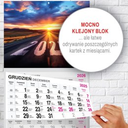 Kalendarz ścienny PREMIUM trójdzielny A4 Press (DROGA) Press