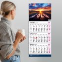 Kalendarz ścienny PREMIUM trójdzielny A4 Press (DROGA) Press