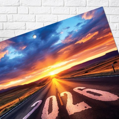 Kalendarz ścienny PREMIUM trójdzielny A4 Press (DROGA) Press