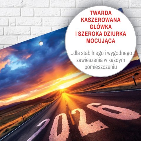 Kalendarz ścienny PREMIUM trójdzielny A4 Press (DROGA) Press