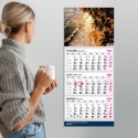 Kalendarz ścienny PREMIUM trójdzielny A4 Press (ŁÓDŹ) Press