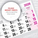 Kalendarz ścienny PREMIUM trójdzielny A4 Press (WIDOK) Press