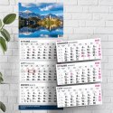 Kalendarz ścienny PREMIUM trójdzielny A4 Press (WIDOK) Press