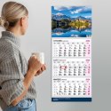 Kalendarz ścienny PREMIUM trójdzielny A4 Press (WIDOK) Press