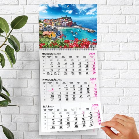 Kalendarz ścienny WIDOK 310mm x 790mm Press Press