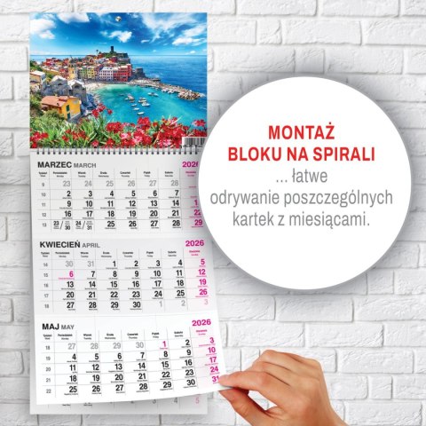 Kalendarz ścienny WIDOK 310mm x 790mm Press Press