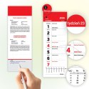 Kalendarz ścienny na lodówkę z magnesem 120mm x 270mm Press Press