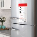 Kalendarz ścienny na lodówkę z magnesem 120mm x 270mm Press (kulinarny) Press