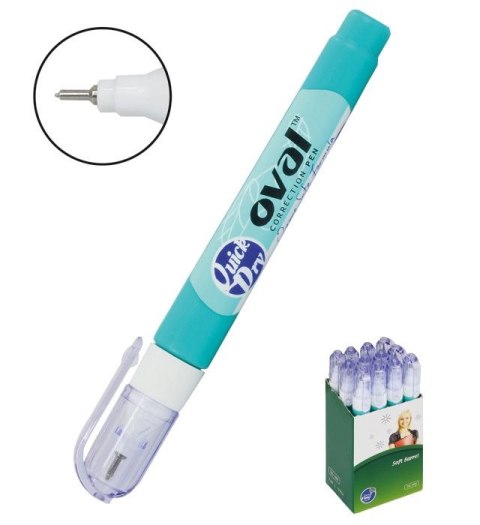 Korektor w długopisie (piórze) 7ml Oval (ZIG-1000) Oval