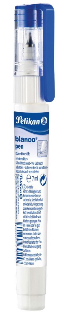 Korektor w długopisie (piórze) Blanco 7ml 300933 7ml Pelikan (300001138) Pelikan