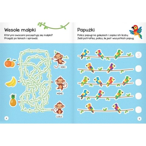 Książka dla dzieci Łamigłówki przedszkolaka z tygryskiem od 5 lat Aksjomat Aksjomat