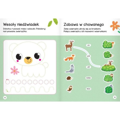 Książka dla dzieci Łamigłówki przedszkolaka z wiewiórką od 5 lat Aksjomat Aksjomat