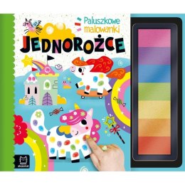 Książka dla dzieci Paluszkowe malowanki. Jednorożce Aksjomat Aksjomat