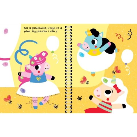 Książka dla dzieci Paluszkowe malowanki. Jednorożce Aksjomat Aksjomat