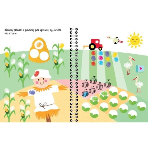 Książka dla dzieci Paluszkowe malowanki. W zagrodzie Aksjomat Aksjomat