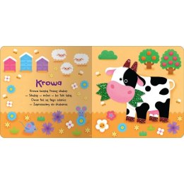 Książka dla dzieci Pogłaszcz zwierzęta. Na wsi. Książeczka sensoryczna z brokatem Aksjomat Aksjomat