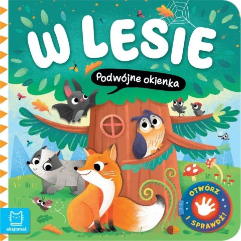 Książka dla dzieci W lesie. Otwórz i sprawdź! Aksjomat Aksjomat