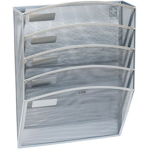 Naścienny pojemnik na dokumenty Grand srebrny (GR-080S) Grand