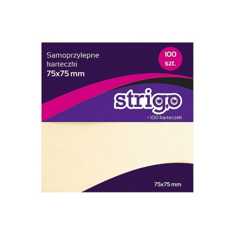 Notes samoprzylepny (karteczki) karteczki pastelowe mix 150k [mm:] 75x75 Strigo (SSN003) Strigo