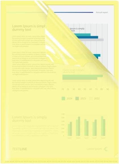 Ofertówka A4 kolor: złota typu L Biurfol (OFP-A4-03) Biurfol