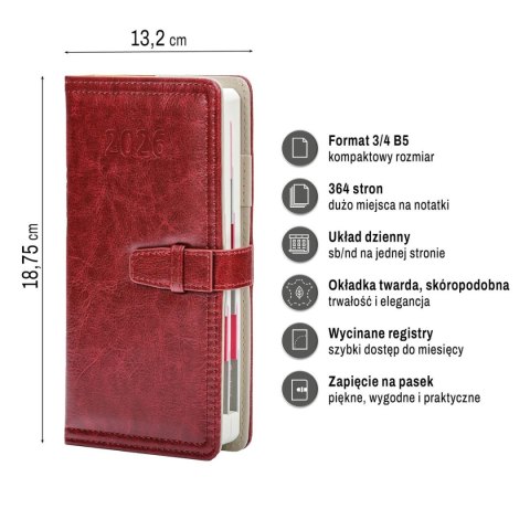 Organizer ORGANIZER 3/4 B5 (mix) Press (dzienny) Press