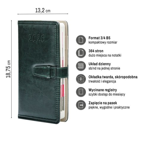 Organizer ORGANIZER 3/4 B5 (mix) Press (dzienny) Press