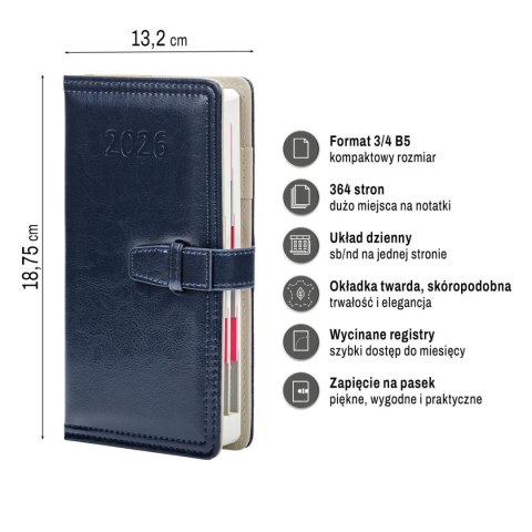 Organizer ORGANIZER 3/4 B5 (mix) Press (dzienny) Press