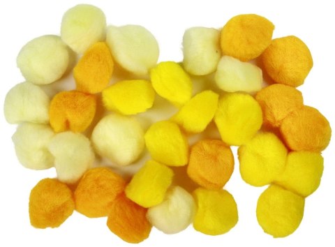 Pompony Craft-Fun Series żółte 30 szt Titanum (21004) Titanum