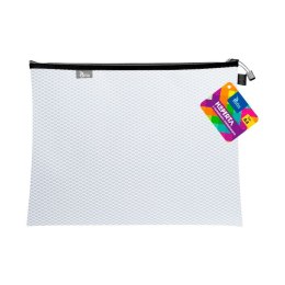 Teczka plastikowa na suwak biała A4 z suwakiem 5903242105104 A4 biały Tetis (BT605-B) Tetis