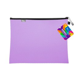 Teczka plastikowa na suwak fioletowa A4 z suwakiem 5903242105111 A4 fioletowy Tetis (BT605-F) Tetis