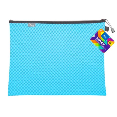 Teczka plastikowa na suwak niebieska B4 z suwakiem 5903242105241 B4 niebieski Tetis (BT607-N) Tetis