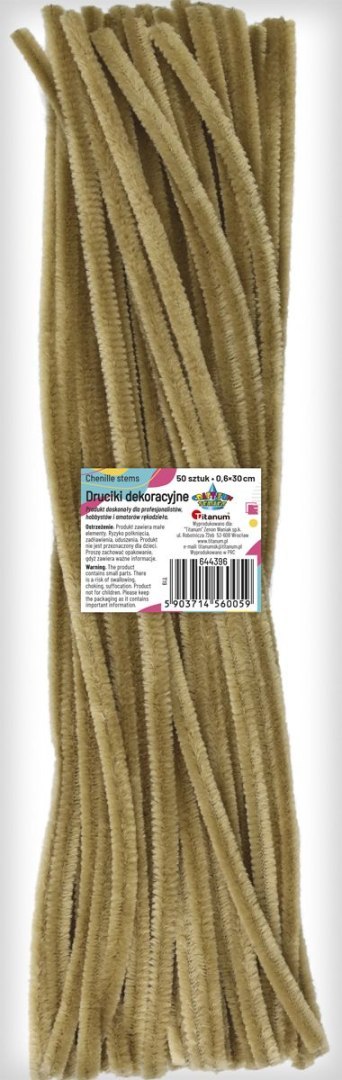 Drucik Craft-Fun Series kreatywny kolor: beżowy 300mm 50 szt Titanum (T19) Titanum