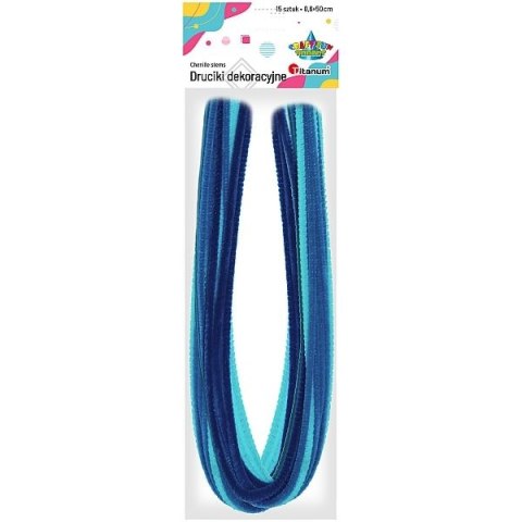 Drucik Craft-Fun Series kreatywny kolor: niebieski 500mm 15 szt Titanum (109 20 009) Titanum