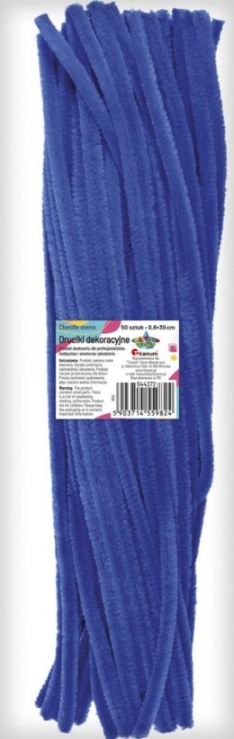 Drucik Craft-Fun Series kreatywny kolor: niebieski ciemny 300mm 50 szt Titanum (T09) Titanum