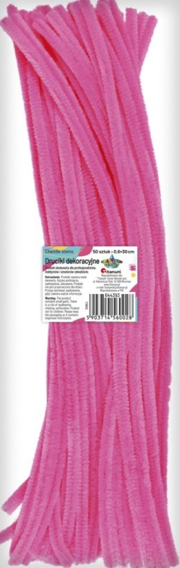 Drucik Craft-Fun Series kreatywny kolor: różowy mocny 300mm 50 szt Titanum (T3802) Titanum