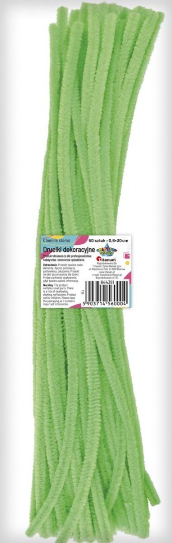 Drucik Craft-Fun Series kreatywny kolor: zielony mocny 300mm 50 szt Titanum (T22) Titanum