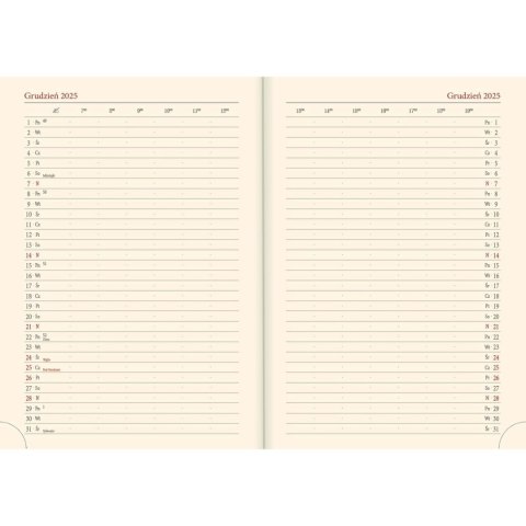 Kalendarz książkowy (terminarz) Vivella terminarz B5 172mm x 240mm Lucrum (51T-D) Lucrum