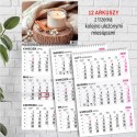 Kalendarz ścienny KAWA 310mm x 790mm Press Press