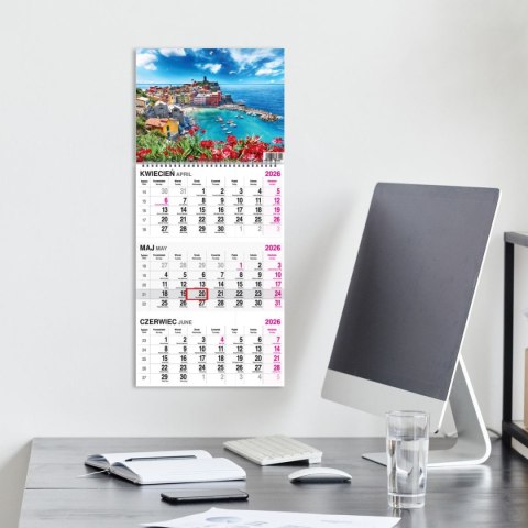 Kalendarz ścienny WIDOK 310mm x 790mm Press Press