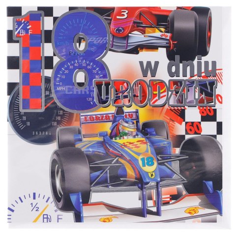 Kartka składana 18-TKA [mm:] 150x150 Pol-mak (LKW_18_324) Pol-mak