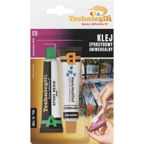 Klej w tubie uniwersalny epoksydowy 20ml Technicqll (E-198) Technicqll