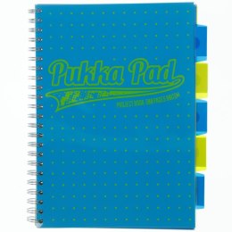 Kołozeszyt (kołonotatnik) DOTS A4 200k. 80g kratka Pukka (8471-NEO) Pukka